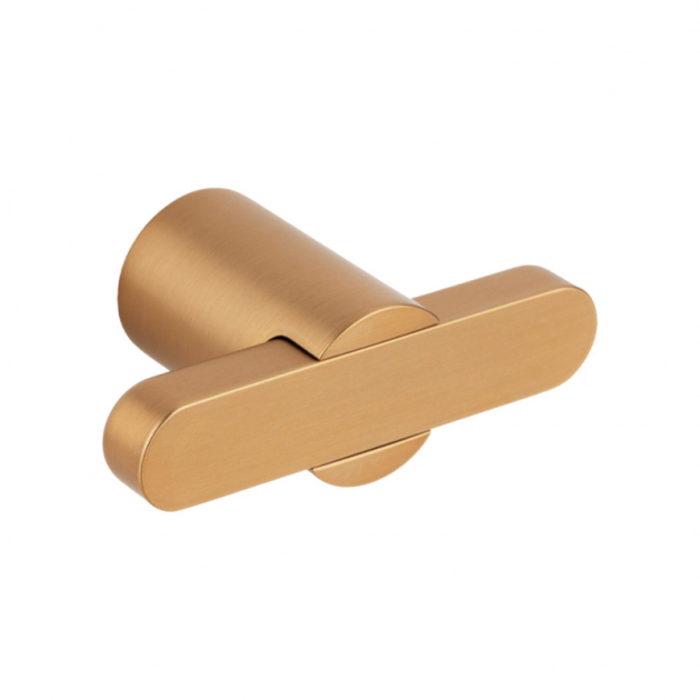 Knob T Fusion - Brushed brass in the group Products / Knobs at Beslag Design i Båstad Aktiebolag (317445-11)