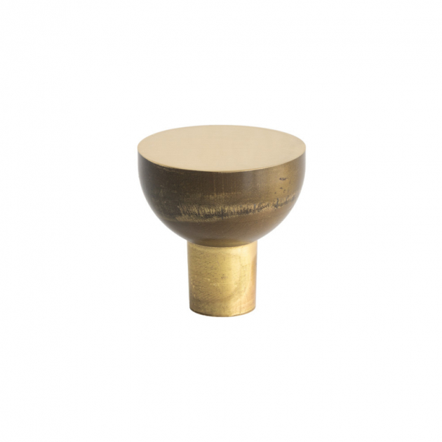 Knob Copenhagen - 25mm - Raw/Polished brass in the group Collections / Signatures at Beslag Design i Båstad Aktiebolag (304425-11)