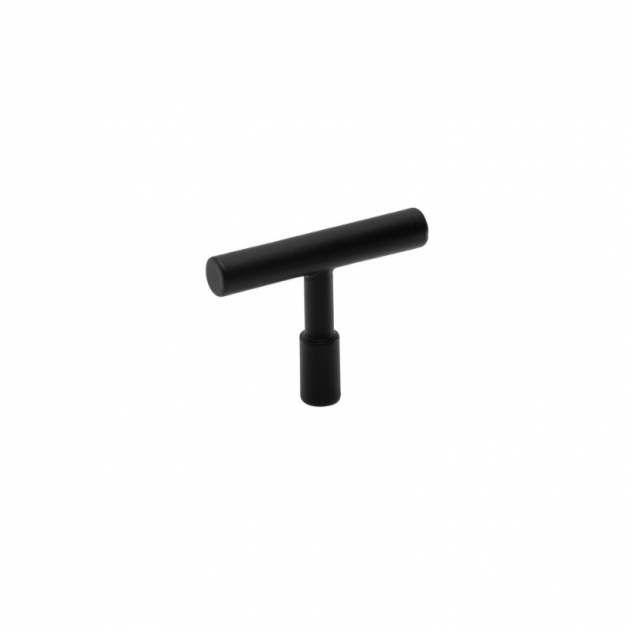 Knob T Spira - Matt black in the group Products / Knobs at Beslag Design i Båstad Aktiebolag (343365-11)