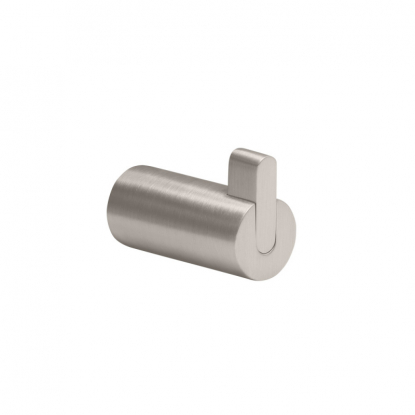 Flow - Single hook - Brushed nickel